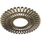 Ekena Millwork Cornelius Architectural Grde PVC Pierced Ceiling Medallion, Antiqued Pale Gold, 16"OD x 6"ID x 1/2"P CMPP16CRAPG - alternate 5